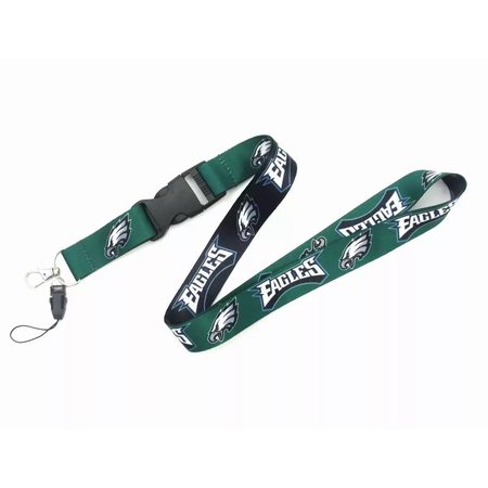 Philadelphia Eagles NFL Neck Lanyard Football Teams Detachable Strap Lanyards for Cellphone Holder